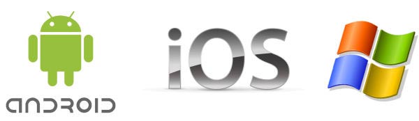 Android, IOS, WindowsPhone